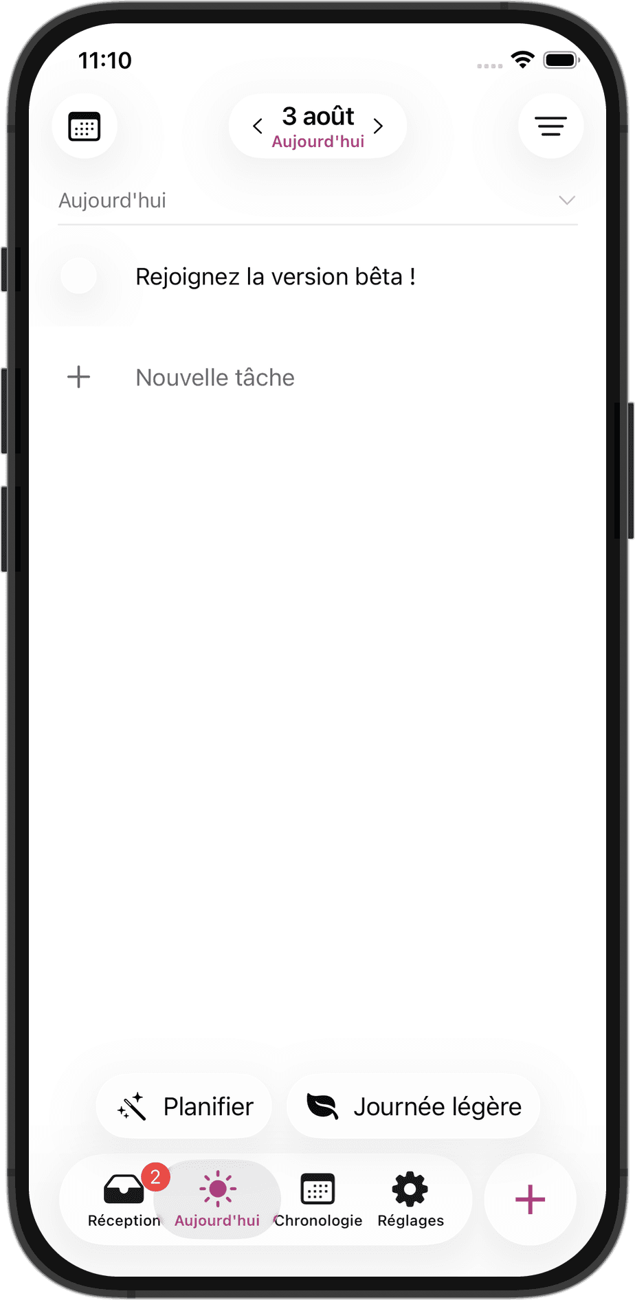 jessie app showing scheduled tasks with voice recording