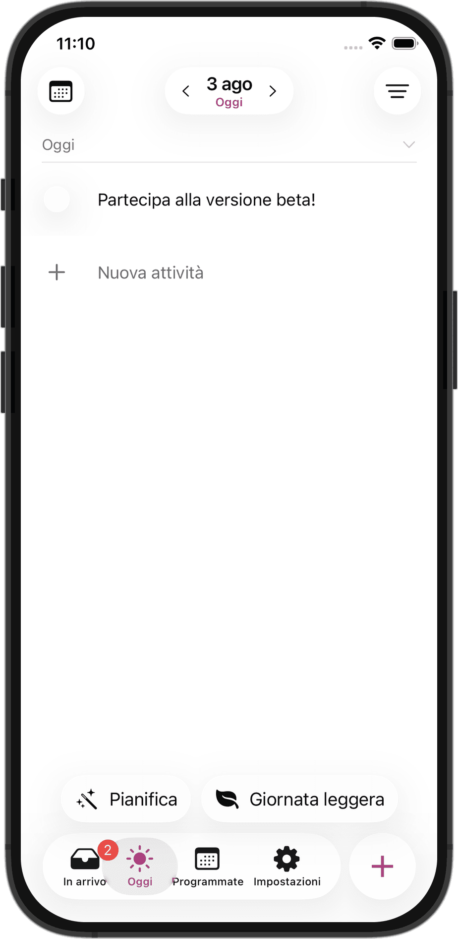 jessie app showing scheduled tasks with voice recording